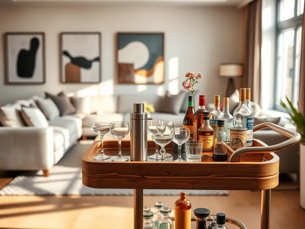 Domowy barek -- funkcjonalny element nowoczesnego wnętrza