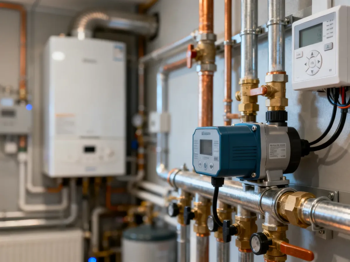 Elektroniczna pompa obiegowa CO i sterownik instalacji grzewczej